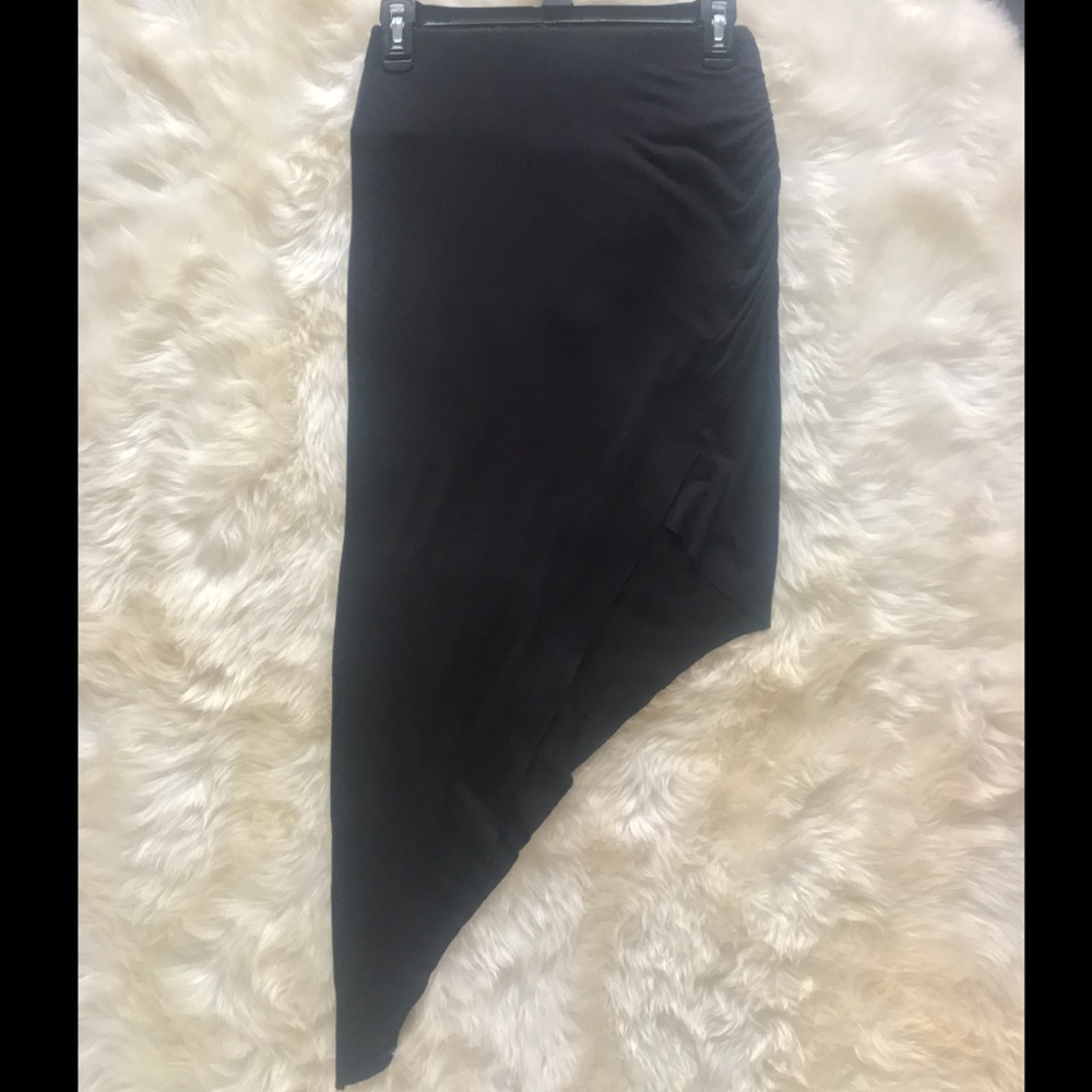 BCBG Black Asymmetrical Skirt